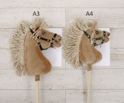 Hobby Horse Duży koń na kiju Premium - kary A3 - 9