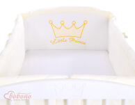 Ochraniacz uniwersalny XXL- Little Prince/Princess kremowa - 3