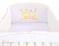 Ochraniacz uniwersalny XXL- Little Prince/Princess kremowa - 7