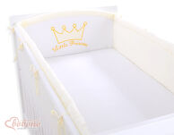Ochraniacz uniwersalny XXL- Little Prince/Princess kremowa - 17