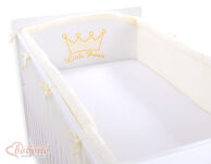 Ochraniacz uniwersalny XXL- Little Prince/Princess kremowa - 16