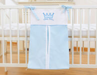 Przybornik- Torba na pampersy- Little Prince/Princess niebieskie - 2