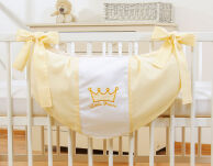 Przybornik- Torba na zabawki- Little Prince/Princess kremowe - 2