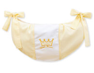 Przybornik- Torba na zabawki- Little Prince/Princess kremowe - 3