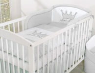 Pościel 2-cz- Little Prince/Princess szary - 3