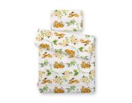 Komplet pościeli dla niemowląt z wypełnieniem 2-cz 75x100cm NEWBORN - w lesie - 4