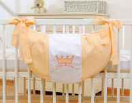 Przybornik- Torba na zabawki- Little Prince/Princess brzoskwiniowe - 4