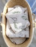 Komplet pościeli dla niemowląt z wypełnieniem 2-cz 75x100cm NEWBORN - brown birds - 3