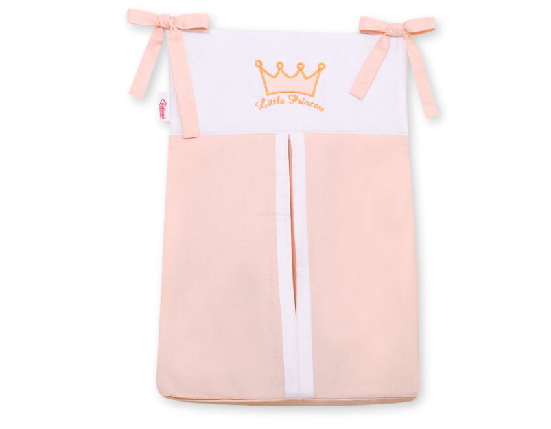 Przybornik- Torba na pampersy- Little Prince/Princess pudrowy róż