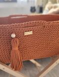 Kosz Mojżesza BOHO Handmade ze stojakiem - terracotta - 3