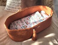 Kosz Mojżesza BOHO Handmade ze stojakiem - terracotta - 6