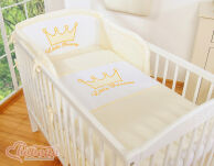 Ochraniacz uniwersalny- Little Prince/Princess kremowy - 2