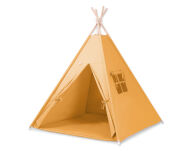 Namiot TIPI dla dzieci +mata + zawieszki pióra - musztardowy - 3