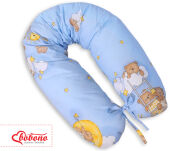 Zapasowa poszewka na poduszkę BOBONO Longer- Dabinki niebieskie - 3