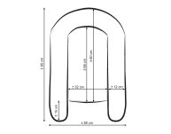 Kokon niemowlęcy dwustronny kojec otulacz Premium BOBONO- lamy miętowe - 2