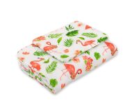 Komplet pościeli dla niemowląt z wypełnieniem 2-cz 75x100cm NEWBORN - flamingi koralowe - 2