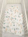 Komplet pościeli dla niemowląt z wypełnieniem 2-cz 75x100cm NEWBORN - sky adventure - 2