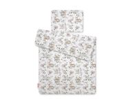 Komplet pościeli dla niemowląt z wypełnieniem 2-cz 75x100cm NEWBORN - woodland olive - 3