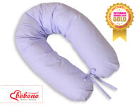 Zapasowa poszewka na poduszkę BOBONO Longer - gładka fioletowa - 2