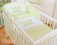 Ochraniacz uniwersalny 120x60cm- Little Prince/Princess zielony - 2