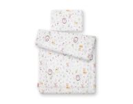 Komplet pościeli dla niemowląt z wypełnieniem 2-cz 75x100cm NEWBORN - leśna delikatność - 2