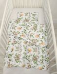 Komplet pościeli dla niemowląt z wypełnieniem 2-cz 75x100cm NEWBORN - woodland green - 2