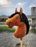 Hobby Horse Duży koń na kiju Premium -  jasnogniady A3 - 6
