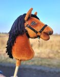 Hobby Horse Duży koń na kiju Premium -  jasnogniady A3 - 7