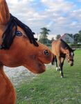 Hobby Horse Duży koń na kiju Premium -  jasnogniady A3 - 9
