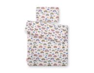 Komplet pościeli dla niemowląt z wypełnieniem 2-cz 75x100cm NEWBORN - tęcza - 4