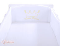 Ochraniacz uniwersalny XXL- Little Prince/Princess białe - 10