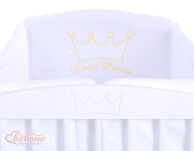 Ochraniacz uniwersalny XXL- Little Prince/Princess białe - 4
