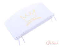 Ochraniacz uniwersalny XXL- Little Prince/Princess białe - 16