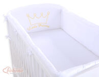 Ochraniacz uniwersalny XXL- Little Prince/Princess białe - 8